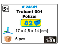 Voiture de police TRABANT 601